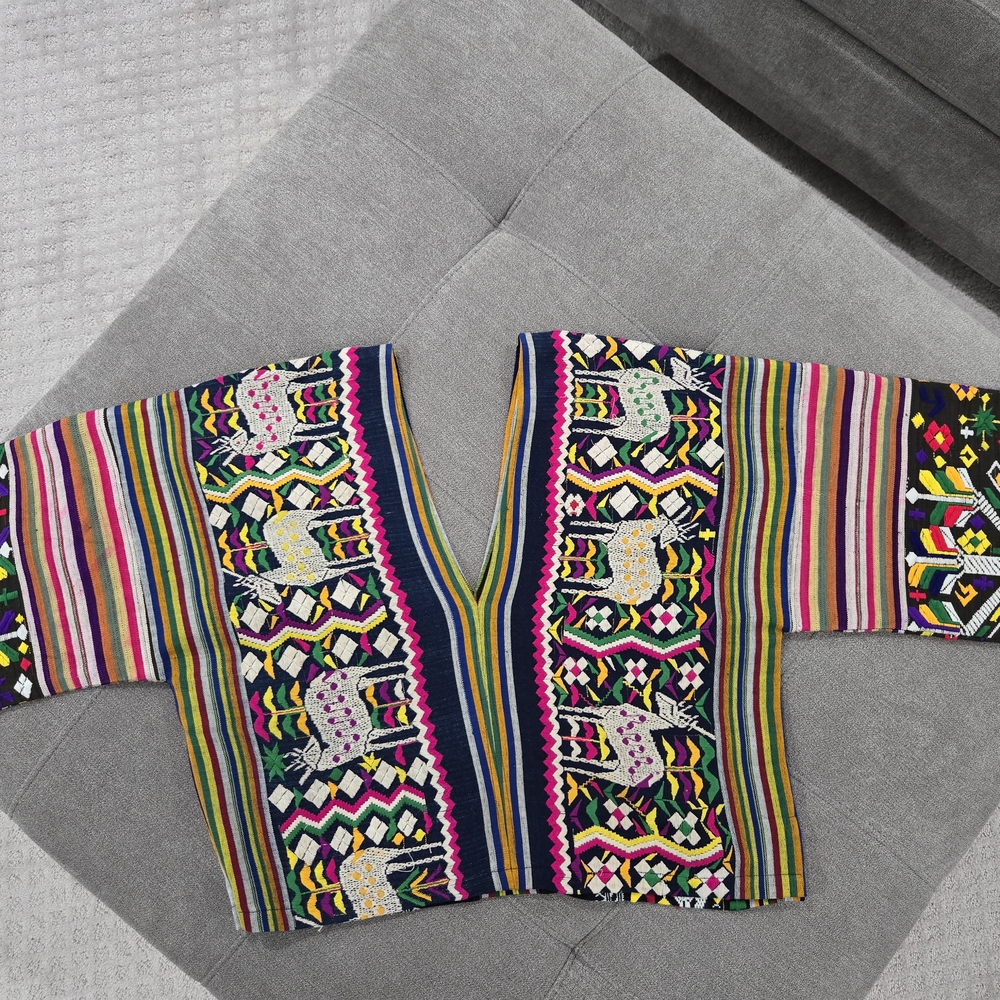 Colorful Embroidered Top